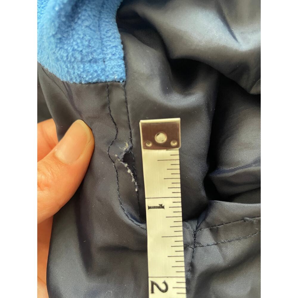 OshKosh B'Gosh Toddler Jacket Size 2T Pockets Blue Black Has Small Interior Flaw - Picture 14 of 14